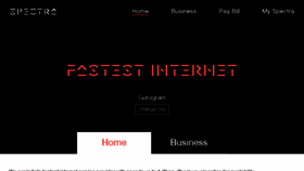 What Spectranet.in website looked like in 2018 (5 years ago)