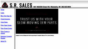 What Srsales.com website looked like in 2018 (5 years ago)