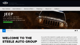 What Steeleauto.com website looked like in 2018 (5 years ago)