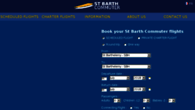 What Stbarthcommuter.com website looked like in 2018 (5 years ago)