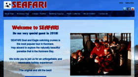 What Seafariireland.com website looked like in 2018 (5 years ago)