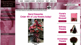 What Sherwoodflorist.com website looked like in 2018 (5 years ago)