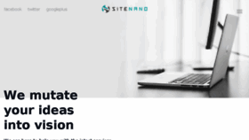 What Sitenano.net website looked like in 2018 (7 years ago)