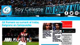 What Soyceleste.com.ar website looked like in 2018 (5 years ago)