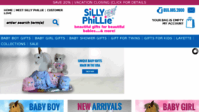 What Sillyphillie.com website looked like in 2018 (5 years ago)
