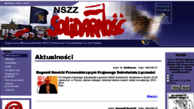 What Solidarnosc-poczta.pl website looked like in 2018 (5 years ago)