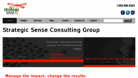 What Strategicsense.ca website looked like in 2018 (5 years ago)