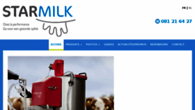 What Starmilk.be website looked like in 2018 (7 years ago)