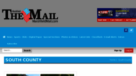What Southcountymail.com website looked like in 2018 (5 years ago)