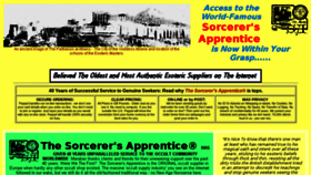 What Sorcerers-apprentice.co.uk website looked like in 2018 (5 years ago)