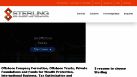 What Sterlingoffshore.com website looked like in 2018 (5 years ago)