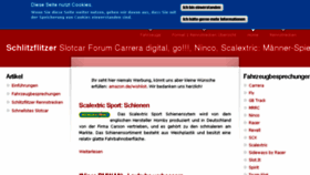 What Schlitzflitzer.de website looked like in 2018 (5 years ago)