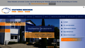 What Stadtwerke-deidesheim.de website looked like in 2018 (5 years ago)