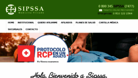 What Sipssa.com.ar website looked like in 2018 (5 years ago)