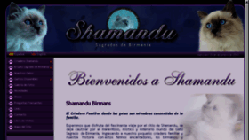 What Shamandu-birmans.com website looked like in 2018 (5 years ago)