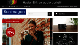 What Sonimagen.es website looked like in 2018 (5 years ago)