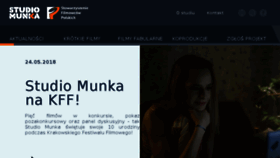 What Studiomunka.pl website looked like in 2018 (5 years ago)