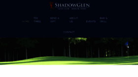 What Shadowglengolf.com website looked like in 2018 (5 years ago)