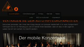 What Soundmasters.at website looked like in 2018 (5 years ago)