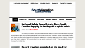 What Southcarolinaradionetwork.com website looked like in 2018 (5 years ago)