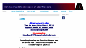 What Stoottroepers.nl website looked like in 2018 (5 years ago)