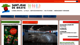 What Saintjeandebraye.fr website looked like in 2018 (5 years ago)
