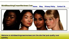 What Skinbleachingcreamreviews.com website looked like in 2018 (5 years ago)