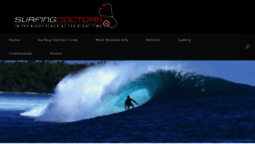 What Surfingdoctors.com website looked like in 2018 (5 years ago)