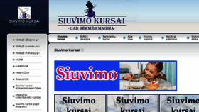 What Siuvimo-kursai.lt website looked like in 2018 (5 years ago)