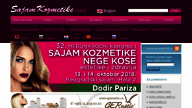 What Sajamkozmetike.com website looked like in 2018 (5 years ago)