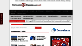What Sentenze-cassazione.com website looked like in 2018 (5 years ago)