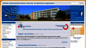 What Sszdra-karvina.cz website looked like in 2018 (5 years ago)