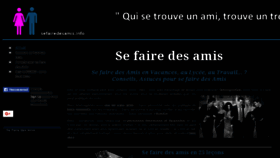 What Sefairedesamis.fr website looked like in 2018 (5 years ago)