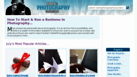 What Startaphotographybusiness.co.uk website looked like in 2018 (5 years ago)