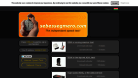 What Sebessegmero.com website looked like in 2018 (5 years ago)