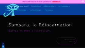 What Samsara-fr.com website looked like in 2018 (5 years ago)