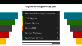 What Skyline-roofingservices.com website looked like in 2018 (5 years ago)
