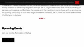 What Sictic.ch website looked like in 2018 (5 years ago)