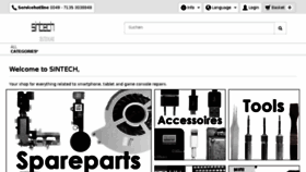 What Sintech-shop.de website looked like in 2018 (5 years ago)