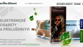 What Smokedifferent.cz website looked like in 2018 (5 years ago)