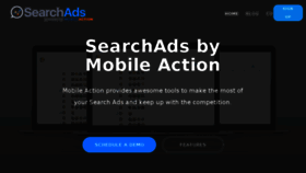 What Searchads.com website looked like in 2018 (5 years ago)
