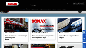What Sonax.com.tr website looked like in 2018 (5 years ago)