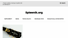 What Spiewnik.org website looked like in 2018 (5 years ago)