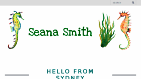 What Seanasmith.com website looked like in 2018 (5 years ago)