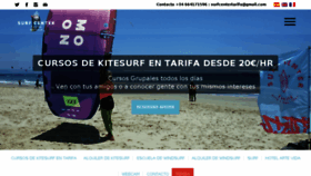 What Surfcentertarifa.com website looked like in 2018 (5 years ago)