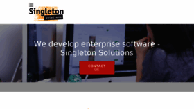 What Singleton.ch website looked like in 2018 (7 years ago)