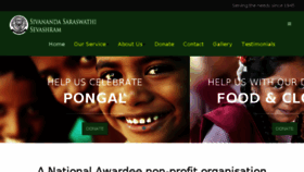 What Sivanandagurukul.org website looked like in 2018 (5 years ago)