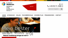 What Sankt-matthias.de website looked like in 2018 (7 years ago)