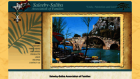 What Saleeby-saliba.org website looked like in 2018 (5 years ago)