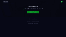 What Seoeintrag.de website looked like in 2018 (5 years ago)